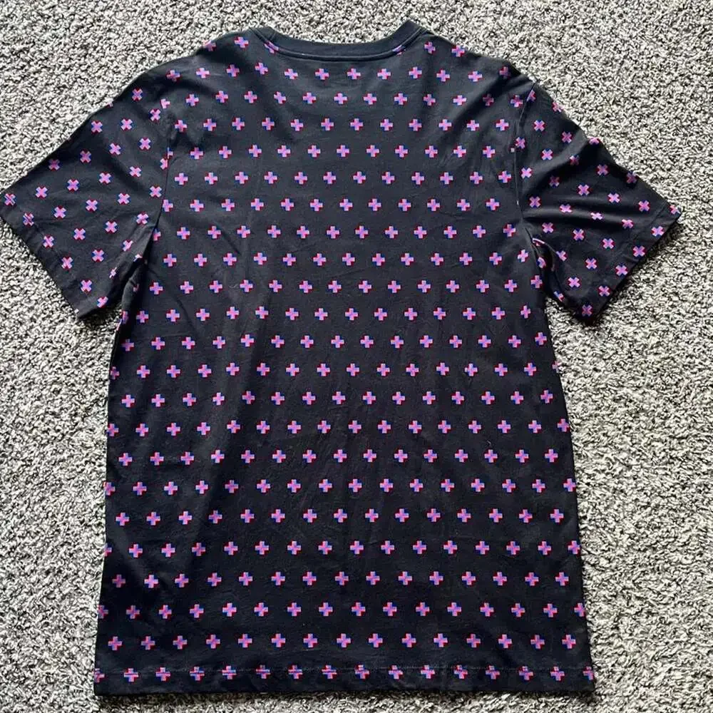 NWT Nike x FC Barcelona Mens Large Black T-shirt Soccer Athletic Barca Football